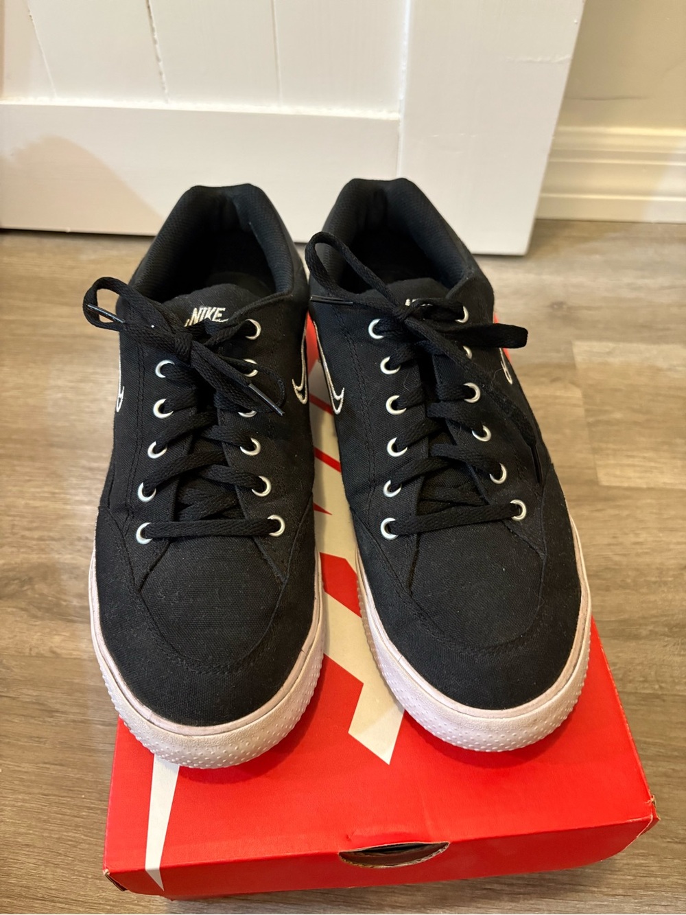 Nike GTS 97 Men’s Black Canvas Sneakers with White Sole